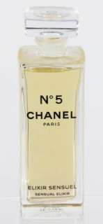 Chanel No 5 Perfume Sensual Elixir Tester Bottle Paris USA  
