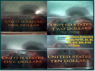US PAPER CURRENCY MONEY HOLDER COLLECTORS ALBUM BOOK  