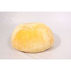 Faux Fur 3 foot Yellow Bean Bag Lounge Chair  Overstock