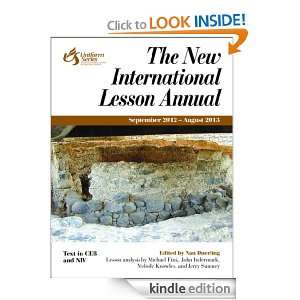 The New International Lesson Annual 2012 2013 September 2012   August 