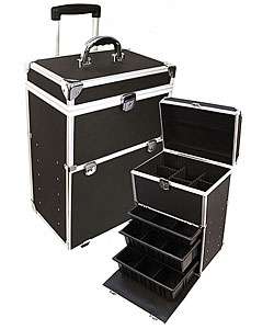 Large Pro Rolling Makeup Case with Drawers  