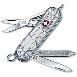 Swiss Army Silver Tech Signature Lite 7 tool Pocket Knife   