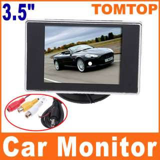 NEW 3.5 TFT LCD Color Screen Car Rearview Monitor DVD VCR  