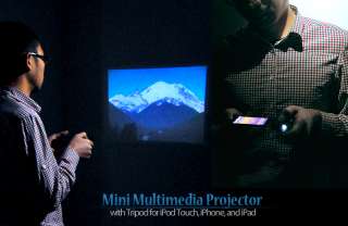   Multimedia Projector with Tripod for iPod Touch, iPhone, and Other
