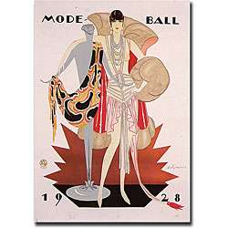 Mode Ball 1928 Gallery wrapped Canvas Art  Overstock