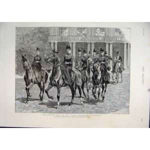  1888 Horse Riding Princesses Germany Charlottenburg