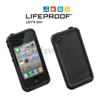   LifeProof Waterproof Dirtproof Shockproof Case for iPhone 4 4S Black
