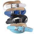 Journee Collection Womens Clamp Buckle Feather Edge Belt