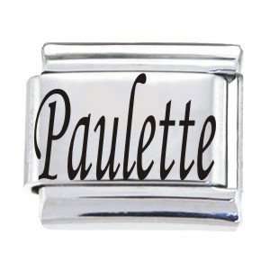 Body Candy Italian Charms Laser Nameplate   Paulette