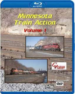 Minnesota Train Action Volume 1 BLU RAY NEW   BNSF Canadian Pacific 