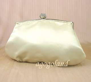 Simple Beige Mini Wedding Handbag Purse C1023060D  