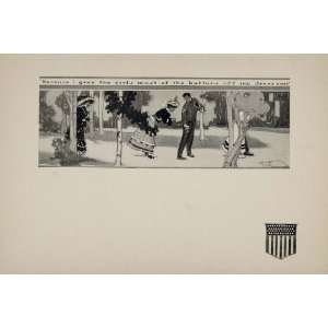  1907 Print West Point Flirtation Walk Moses Blumenthal 
