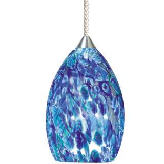tiella Pendant Light with Frit Glass Shade  