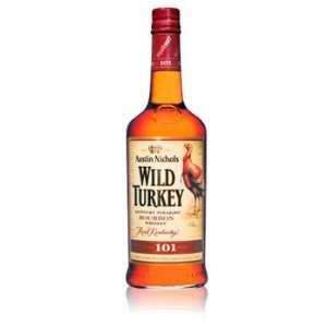  Wild Turkey Bourbon 101 750ml: Grocery & Gourmet Food