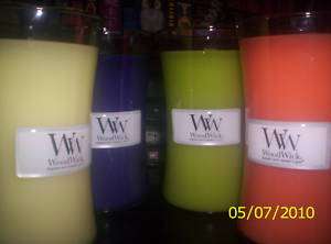 WOODWICK CANDLES IN VARIOUS FRAGRANCES, 22 OZ  
