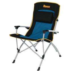 Rokk Comfort Adjust Hard Arm Camping Chair  