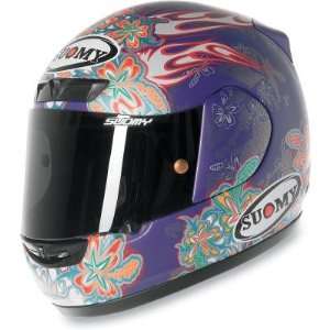  Suomy Apex Helmet , Size Lg, Style Flowers KTAP0008 MD 