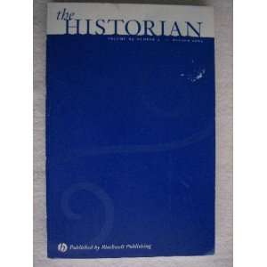  The Historian Vol 65 Number 2 Kathleen Paul Books