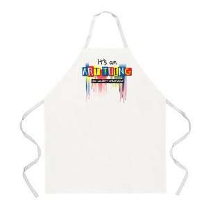  Attitude Apron Art Thing Apron, Natural, One Size Fits 