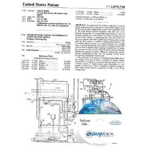 NEW Patent CD for APPARATUS FOR CASTING AND THERMALLY CURING PLASTIC 