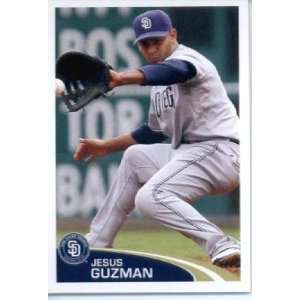  2012 Topps Baseball MLB Sticker #284 Jesus Guzman San 