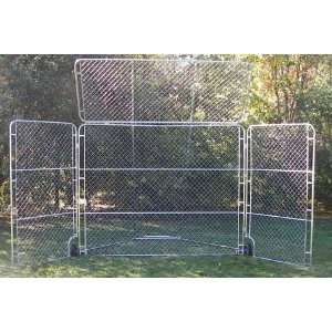   Sports Portable Backstop with Top & Side Panels