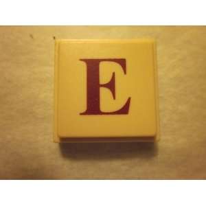  1988/1997 UpWords Game Piece Letter E 