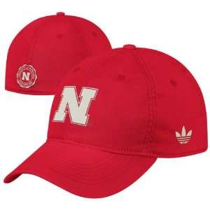 Nebraska Cornhuskers adidas All American Slope Flex Hat 