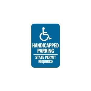  3x6 Vinyl Banner   Handicapped Parking, State Permit: Everything Else