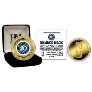  Orlando Magic 20th Anniversary 24KT Gold Commemorative 