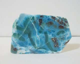 NEW DOMINICAN AA FREE SHAPED ROUGH MARBLED LARIMAR SLAB COLLECTION 