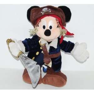  12 Pirates of the Caribbean Mickey Plush Pirate Toys 