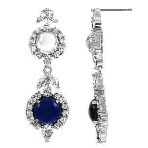   Silenys Sapphire Cabochon Dangle Earrings, Sapphire, 1 ea Jewelry