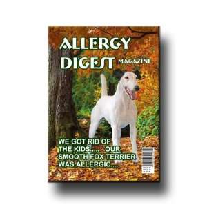  Smooth Fox Terrier Allergy Kids Fridge Magnet Everything 
