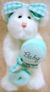 BOYDS BEARS Sweetpea PLUSH Baby RATTLE Infant 903011  
