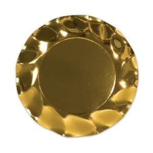 Italian Tableware   Metallic Gold Medium Plates Case Pack 24
