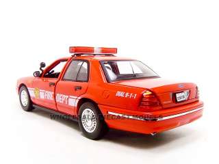 FIRE CHIEF CAR FORD CROWN VICTORIA 1:18 DIECAST MODEL  