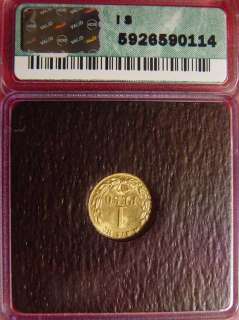 1903 Mo M Mexico GOLD Peso ICG Graded MS 66  