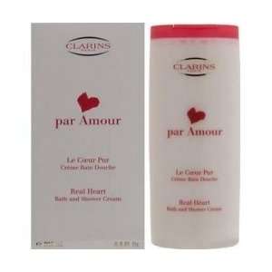   Par Amour 3.4 Oz / 100 Ml Real Heart Bath and Shower Cream Beauty