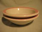 syracuse china bowls 4 5 8 white pink restaurant