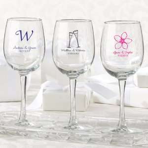 Personalized 12 oz Wine Glass