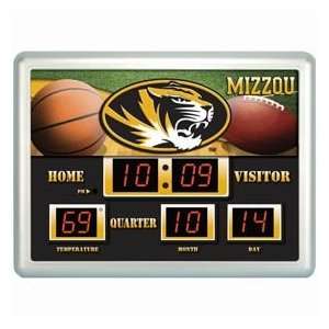    Missouri Tigers Clock   14x19 Scoreboard