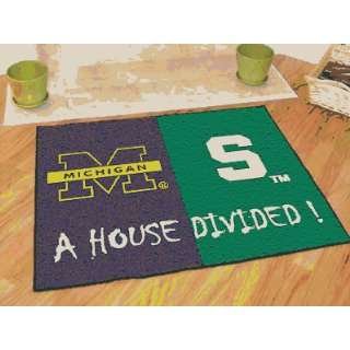 House Divided Michigan   Michigan State   All Star Mat  