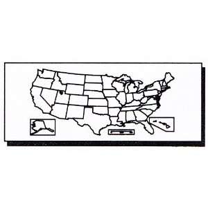  United States Map Stencil, 35x36