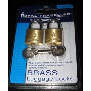   Traveller By Samsonite Brass Luggage Locks, Set Of 2