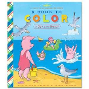  A Book to Color A Day at the Beach Toys & Games