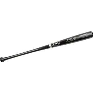 Bacsik Autographed Bat  Details Black Big Stick Baseball Bat, Bonds 