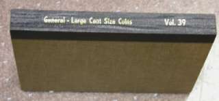   GENERAL ALBUM FOR COINS OF LARGE CENT SIZE  NO COINS  ID#OO233  