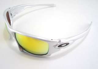 Oakley Sunglasses Ten White Chrome w/Fire Iridium #9128 03  