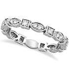 36ct Antique Style Diamond Eternity Ring Band Stackab